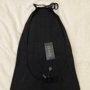 Gucci | Black Knit Halter Top w/ Low Back